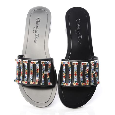 dior dio evolution sandal|christian dior calfskin slide.